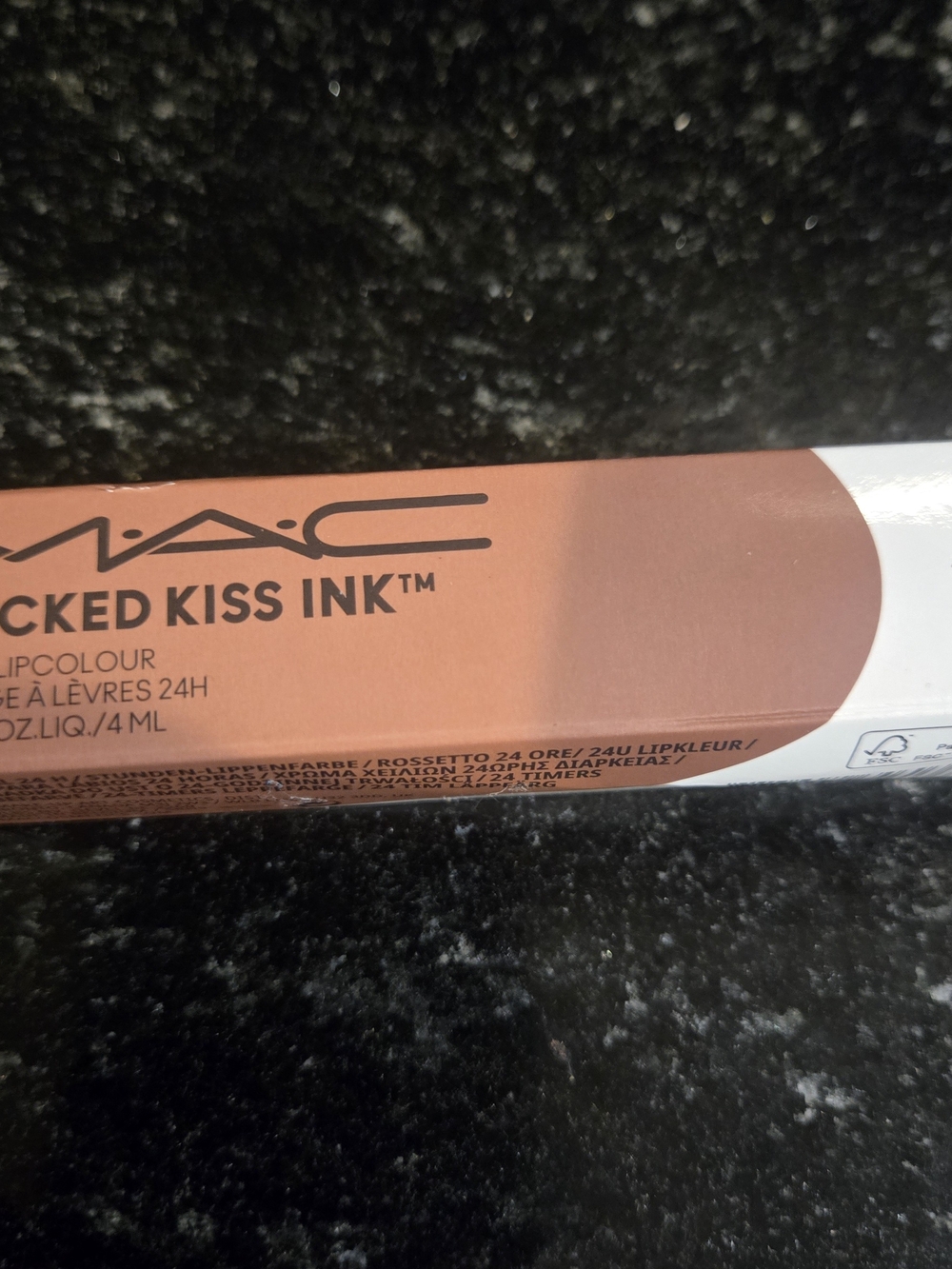 MAC Locked Kiss Ink Lipstick in Brown NWT